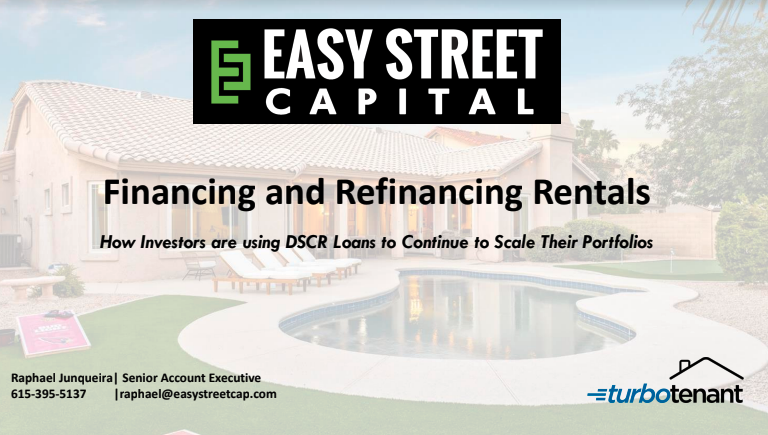 Easy Street Cap webinar title screen